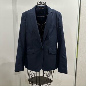 Massimo Dutti Women's Navy Blazer